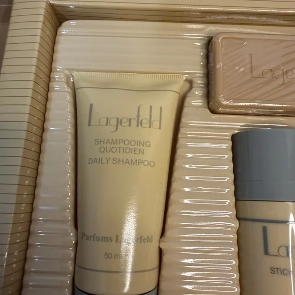 New unopened vintage Lagerfeld Cologne and Deodorant Set - Picture 4 of 11